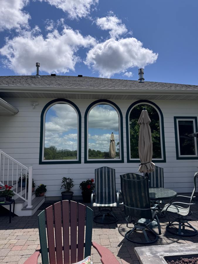 Lake Home — Arched Window Film