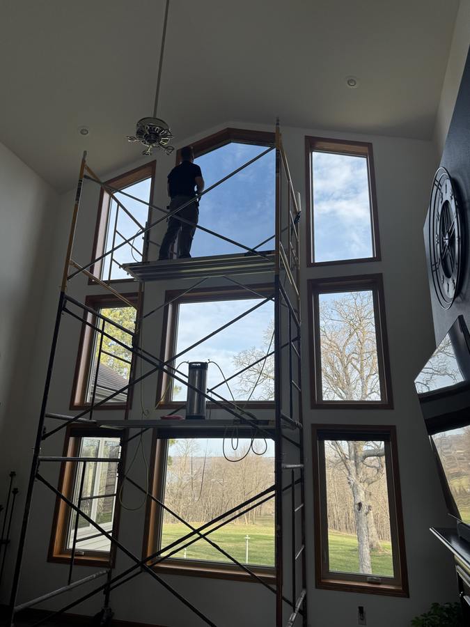 Two-Story Great Room — Film Install